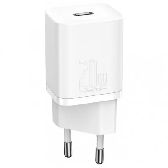 СЗУ Baseus Super Si Quick Charger 20W (1USB-C) (CCSUP-B) Белый
