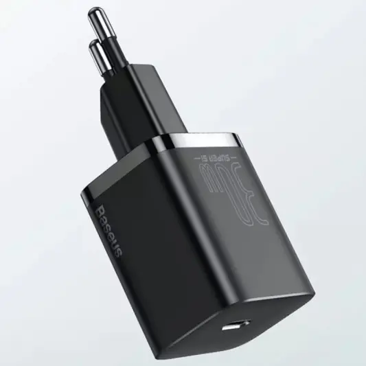СЗУ Baseus Super Si Quick Charger 30W (1USB-C) (CCSUP-J) Черный - изображение 1