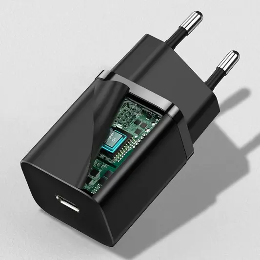 СЗУ Baseus Super Si Quick Charger 30W (1USB-C) (CCSUP-J) Черный - изображение 2