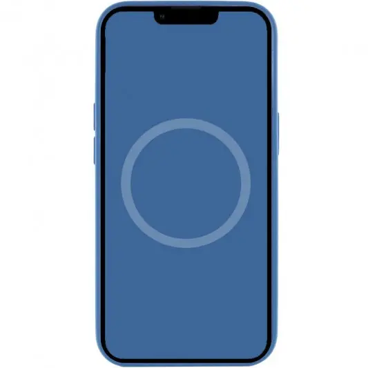 Чохол для iPhone 13 - Silicone case (AAA) full with Magsafe and Animation (Синій / Blue Jay) - зображення 3 