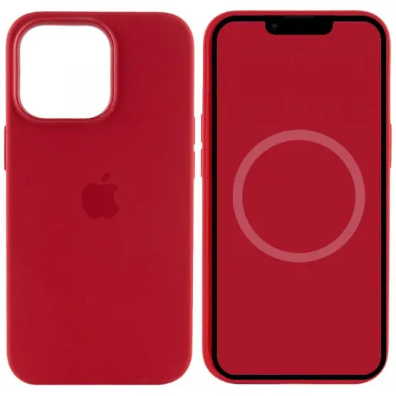 Чехол Silicone case (AAA) with Magsafe and Animation для Apple iPhone 13 Pro (6.1") Красный / Red