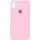 Чехол Silicone Case Full Protective (AA) для Apple iPhone XR (6.1") Розовый / Light pink