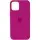 Чехол Silicone Case Full Protective (AA) для Apple iPhone 12 Pro / 12 (6.1") Малиновый / Dragon Fruit
