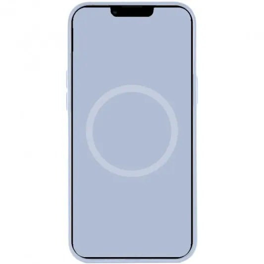 Чохол Silicone case (AAA) with Magsafe and Animation для Apple iPhone 12 Pro Max (6.7") Блакитний / Cloud Blue - зображення 3 