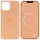 Чехол Silicone case (AAA) with Magsafe and Animation для Apple iPhone 12 Pro Max (6.7") Оранжевый / Cantaloupe