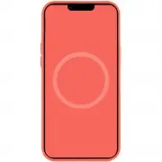 Чехол для Apple iPhone 12 Pro Max (6.7"") - Silicone case (AAA) full with Magsafe and Animation (Оранжевый / Pink citrus)