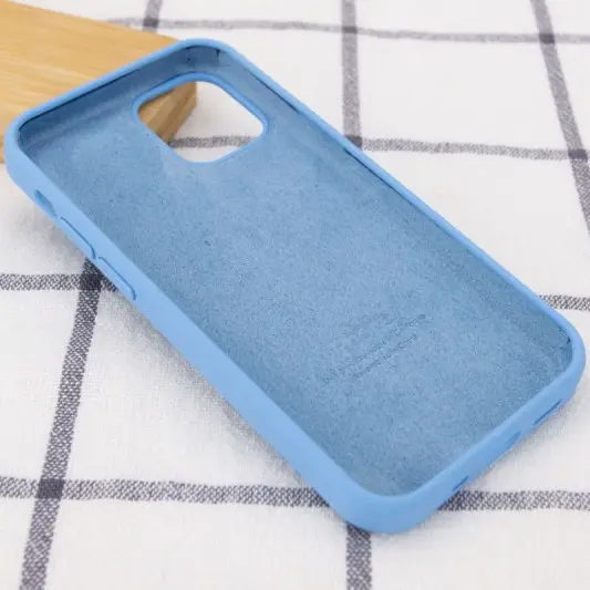 Чохол Silicone Case Full Protective (AA) для Apple iPhone 13 Pro (6.1") Блакитний / Cornflower - зображення 2 