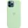 Чехол Silicone Case Full Protective (AA) для Apple iPhone 13 Pro (6.1") Зеленый / Pistachio