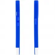 Чехол для Apple iPhone 13 Pro Max - TPU+PC Bichromatic (Navy Blue / White)