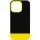 Чехол TPU+PC Bichromatic для Apple iPhone 13 Pro Max (6.7") Black / Yellow