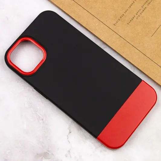Чехол TPU+PC Bichromatic для Apple iPhone 11 Pro Max (6.5") Black / Red - изображение 3