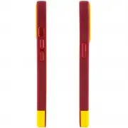 Чохол Apple iPhone 11 Pro Max (6.5"") - TPU+PC Bichromatic (Brown burgundy / Yellow)