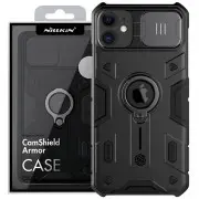 TPU+PC чехол Nillkin CamShield Armor (шторка на камеру) для Apple iPhone 11 (6.1") Черный
