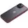 TPU+PC чехол Metal Buttons для Apple iPhone 12 Pro Max (6.7") Бордовый