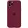 Чохол Silicone Case Full Camera Protective (AA) для Apple iPhone 12 Pro Max (6.7") Бордовий / Plum