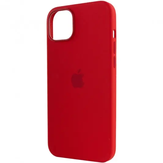 Чехол Silicone case (AAA) with Magsafe для Apple iPhone 12 Pro Max (6.7") Красный / Red - изображение 5