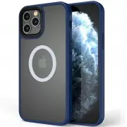 TPU+PC чохол Metal Buttons with MagSafe для Apple iPhone 13 Pro Max (6.7") Синій