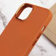 TPU чохол для iPhone 11 Pro (5.8"") - Bonbon Metal Style (Помаранчевий / Papaya)