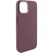 TPU чехол Bonbon Metal Style для Apple iPhone 12 Pro / 12 (6.1") Бордовый / Plum