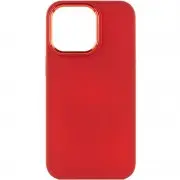 TPU чехол для Apple iPhone 13 Pro Max (6.7"") - Bonbon Metal Style (Красный / Red)