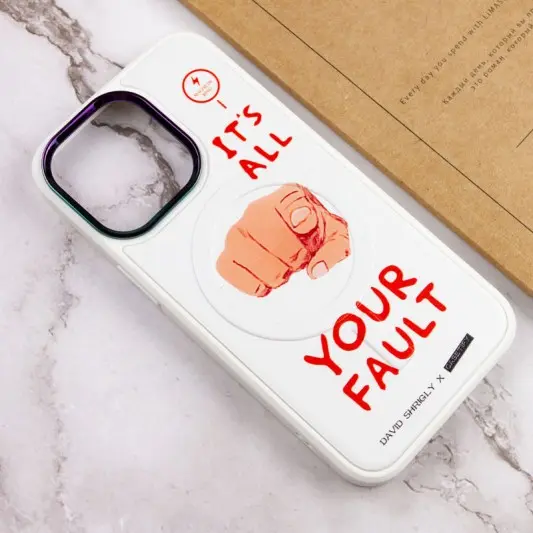 TPU+PC чехол Funny pictures with MagSafe для Apple iPhone 13 Pro (6.1") It's all - изображение 4