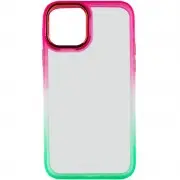 Чохол для Apple iPhone 14 Plus (6.7"") - TPU+PC Fresh sip series Салатовий / Рожевий