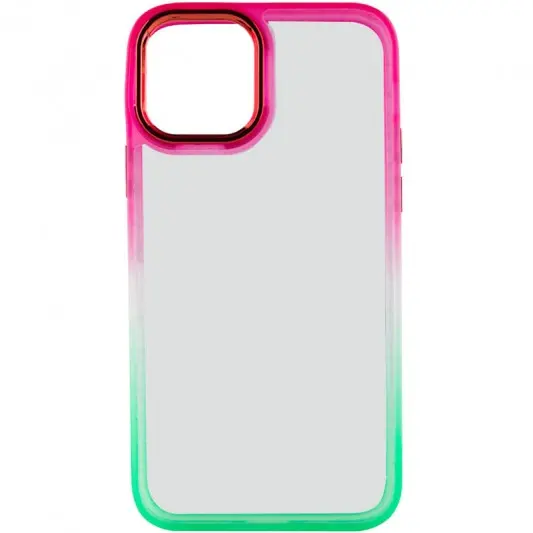 Чохол TPU+PC Fresh sip series для Apple iPhone 14 Plus (6.7") Салатовий / Рожевий - зображення 1 