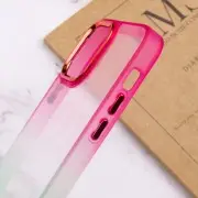 Чохол для Apple iPhone 14 Plus (6.7"") - TPU+PC Fresh sip series Салатовий / Рожевий
