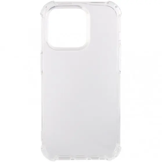 TPU чохол GETMAN Ease logo посилені кути для Apple iPhone 14 Pro Max (6.7") Безбарвний (прозорий)