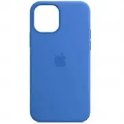 Чехол Silicone Case Full Protective (AA) для Apple iPhone 14 (6.1") Синий / Capri Blue