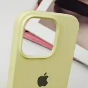 Чохол Apple iPhone 14 Pro (6.1"") - Silicone Case Full Protective (AA) Жовтий / Mellow Yellow