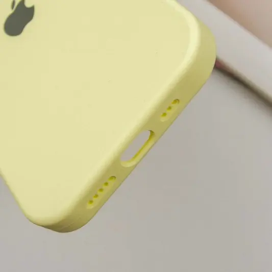 Чохол Silicone Case Full Protective (AA) для Apple iPhone 14 Pro (6.1") Жовтий / Mellow Yellow - зображення 4 