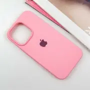 Чехол для Apple iPhone 14 Pro Max - Silicone Case Full Protective (AA) Розовый / Light pink