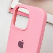 Чехол для Apple iPhone 14 Pro Max - Silicone Case Full Protective (AA) Розовый / Light pink