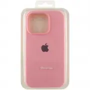 Чехол для Apple iPhone 14 Pro Max - Silicone Case Full Protective (AA) Розовый / Light pink