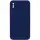 Чехол Silicone Case Square Full Camera Protective (AA) для Apple iPhone XS Max (6.5") Темно-синий / Midnight blue