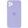 Чохол Silicone Case Square Full Camera Protective (AA) для Apple iPhone 11 Pro (5.8") Бузковий / Dasheen