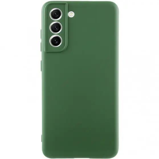 Чохол Silicone Cover Lakshmi Full Camera (A) для Samsung Galaxy S22+ Зелений / Dark green