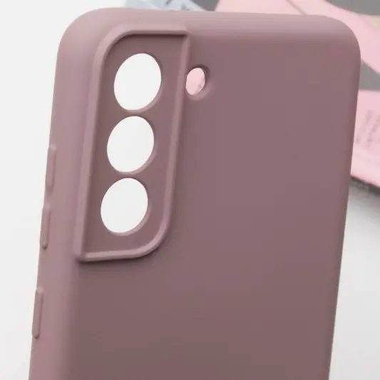 Чохол Silicone Cover Lakshmi Full Camera (A) для Samsung Galaxy S22+ Рожевий / Pink Sand - зображення 4 