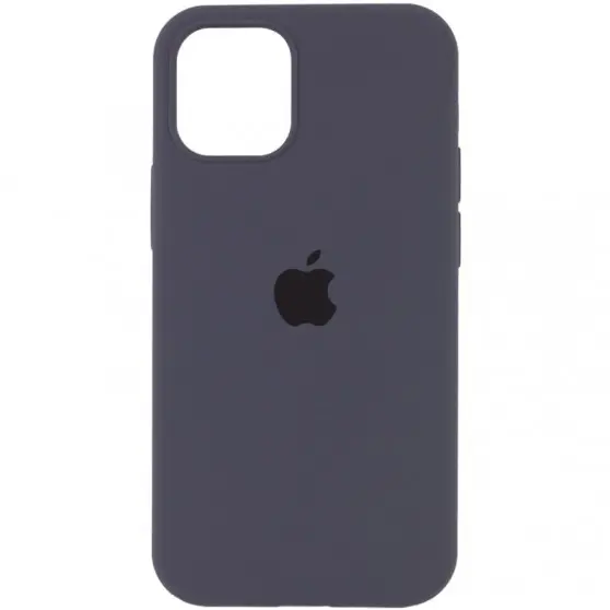 Чохол Silicone Case Full Protective (AA) для Apple iPhone 13 (6.1") Сірий / Dark Gray