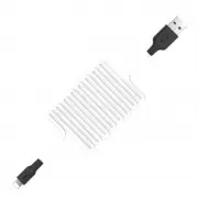 Кабель заряджання Apple Hoco X21 Silicone Lightning Cable (2m) black_white