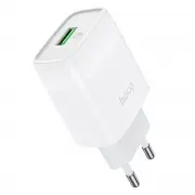 СЗУ Hoco C72Q Glorious QC3.0 18W (1USB-A) Белый