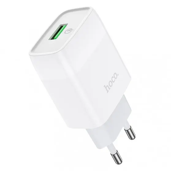СЗУ Hoco C72Q Glorious QC3.0 18W (1USB-A) Белый