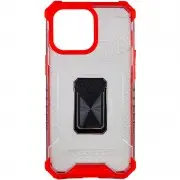 Чохол протиударний для Apple iPhone 13 Pro (6.1"") - Transformer CrystalRing Червоний