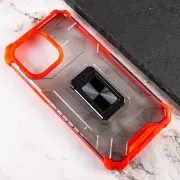 Чохол протиударний для Apple iPhone 13 Pro (6.1"") - Transformer CrystalRing Червоний