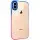 Чехол TPU+PC Fresh sip series для Apple iPhone XS Max (6.5") Розовый / Синий