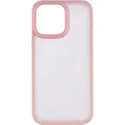 TPU+PC чохол для Apple iPhone 14 Pro (6.1"") - Metal Buttons Рожевий