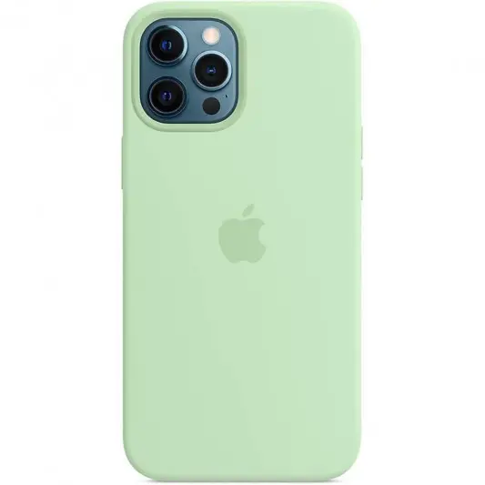Чехол Silicone Case Full Protective (AA) для Apple iPhone 14 Pro (6.1") Зеленый / Pistachio