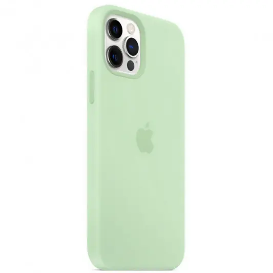 Чехол Silicone Case Full Protective (AA) для Apple iPhone 14 Pro (6.1") Зеленый / Pistachio - изображение 1