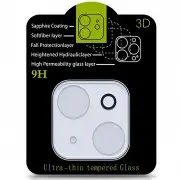 Захисне скло на камеру Full Block (тех.пак) для Apple iPhone 14 (6.1") / 14 Plus (6.7") Прозорий